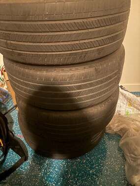 Set of 4 Michelin 245/50R20 Tires – Evenly Worn – Approx. 6/32” Tread – 30K Mile